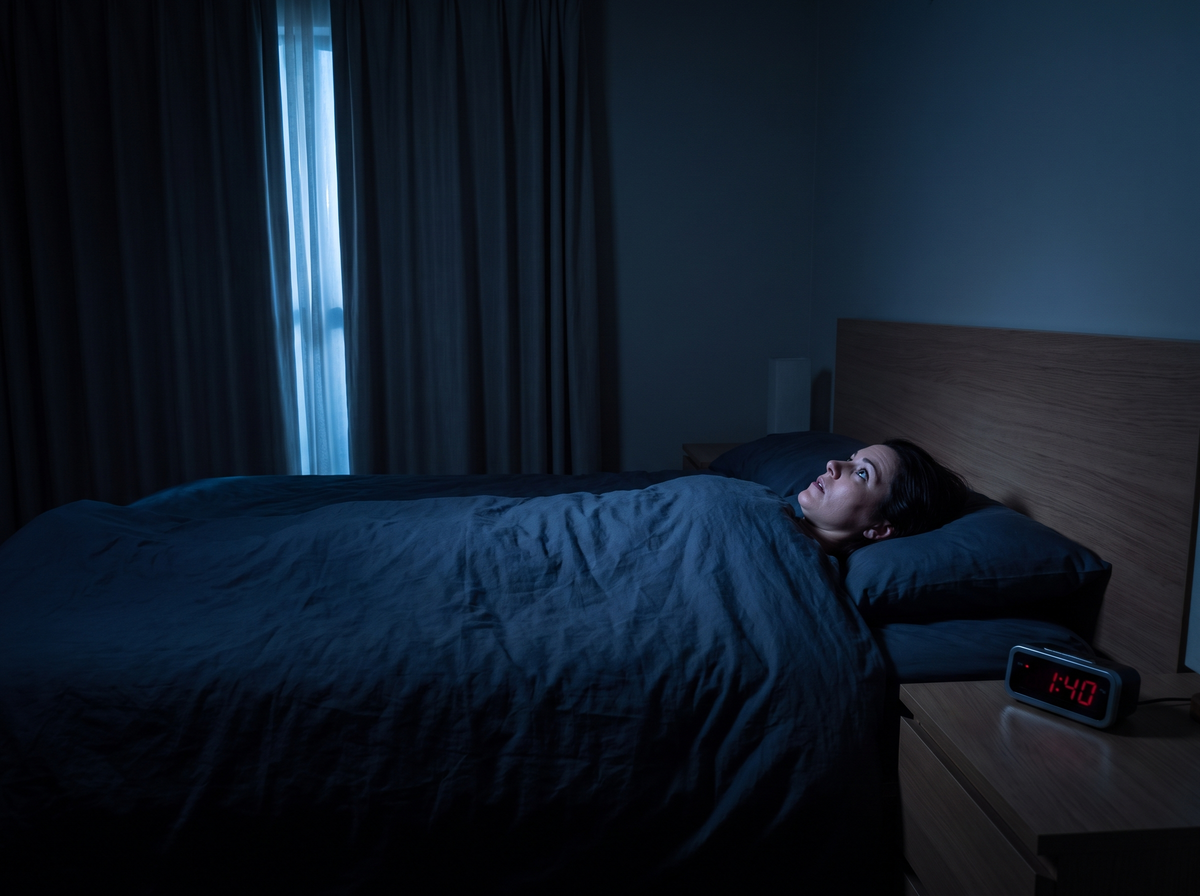 You're not bad at sleeping. You're still caffeinated.